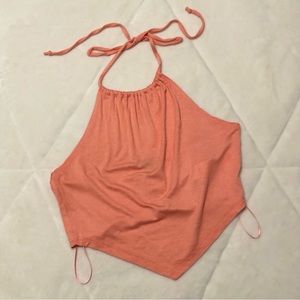 🆕 NWT Coral Halter Crop Top